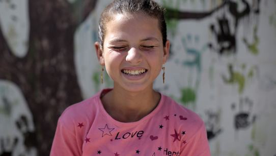 Mariam op een veilige plek Mosul_War Child Irak_180927